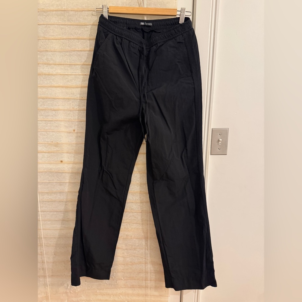 Zara Black Drawstring Joggers
